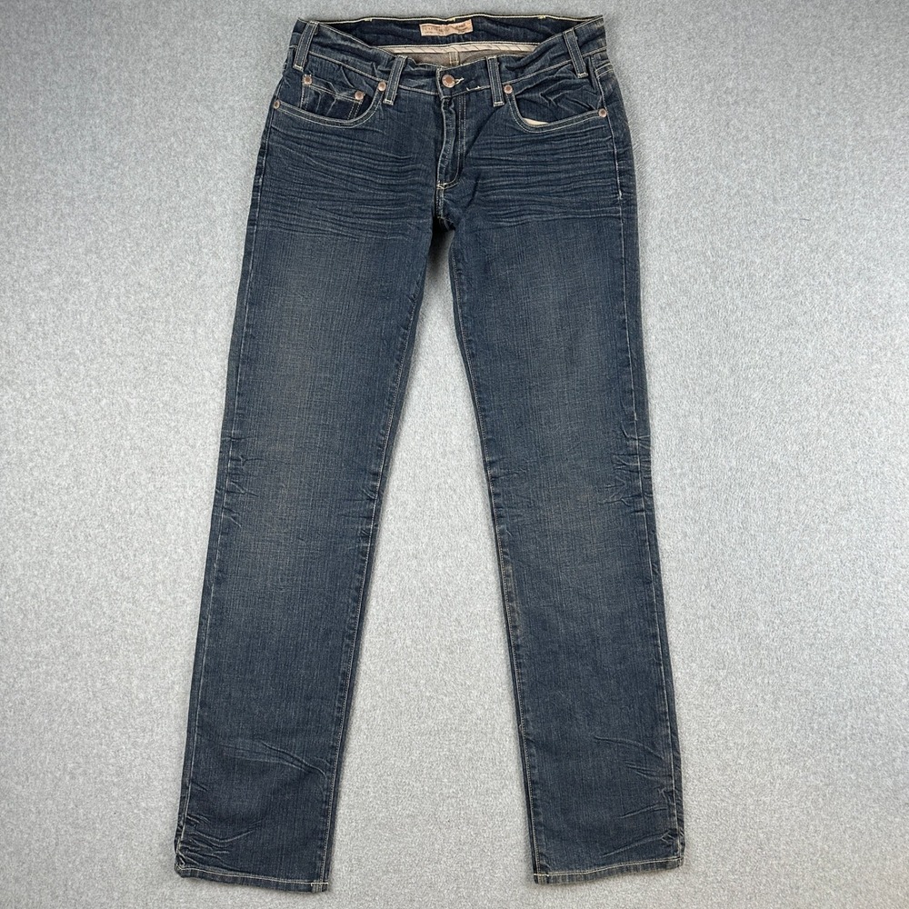 Vintage Y2K Duarte Jeans Pants Womens 30 Blue Straight Leg Dark Wash Made In USA